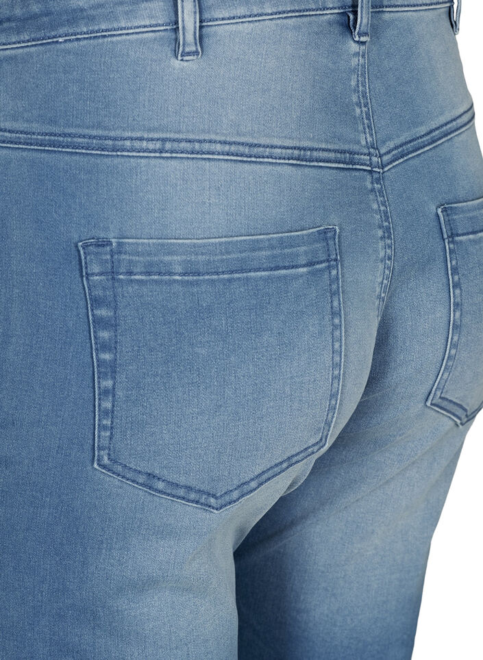 Korte broek Emily, slim fit met normale taille, Blauw, Packshot image number 2