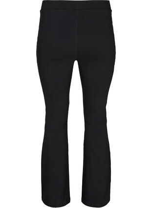 Pantalon évasé en laine, Black, Packshot image number 1