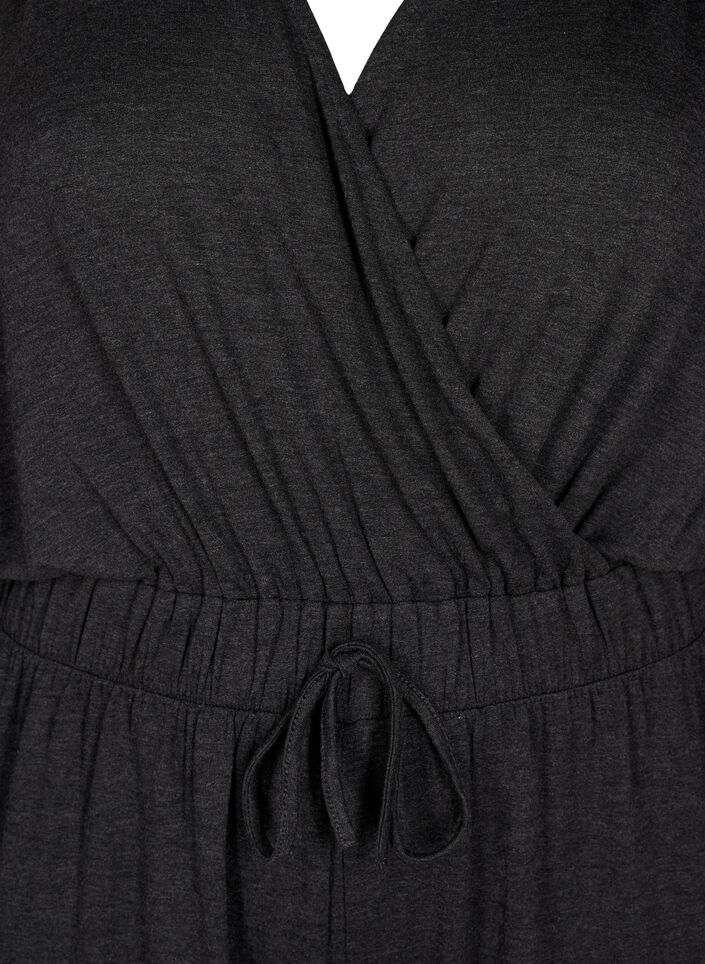 Survêtement avec cache-cœur et liens, Dark Grey Melange, Packshot image number 2