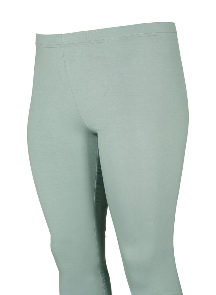 Leggings basiques en viscose, Vert, Packshot image number 3