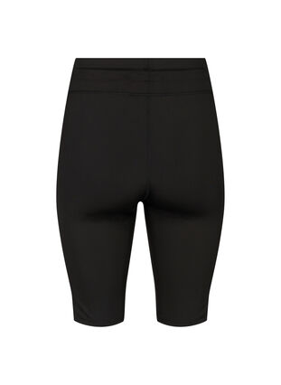 Nauwsluitende training shorts met zakken, Black, Packshot image number 1