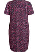 Jurk met print en korte mouwen, Blauw, Packshot image number 1