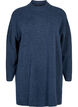 Lange gebreide blouse met lange mouwen, Bering Sea Mel., Packshot image number 0