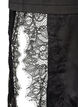 Blouse en jersey avec effet superpos&eacute; et dentelle, Noir, Packshot image number 3
