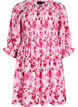 Robe smock&eacute;e &agrave; imprim&eacute; floral, Rose, Packshot image number 0