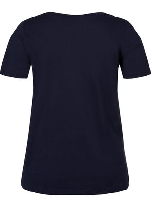 T-shirt en coton à manches courtes avec imprimé, Night Sky Love Love, Packshot image number 1