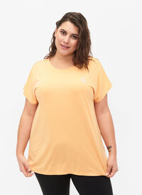 T-shirt d'entraînement à manches courtes, Apricot Nectar, Model