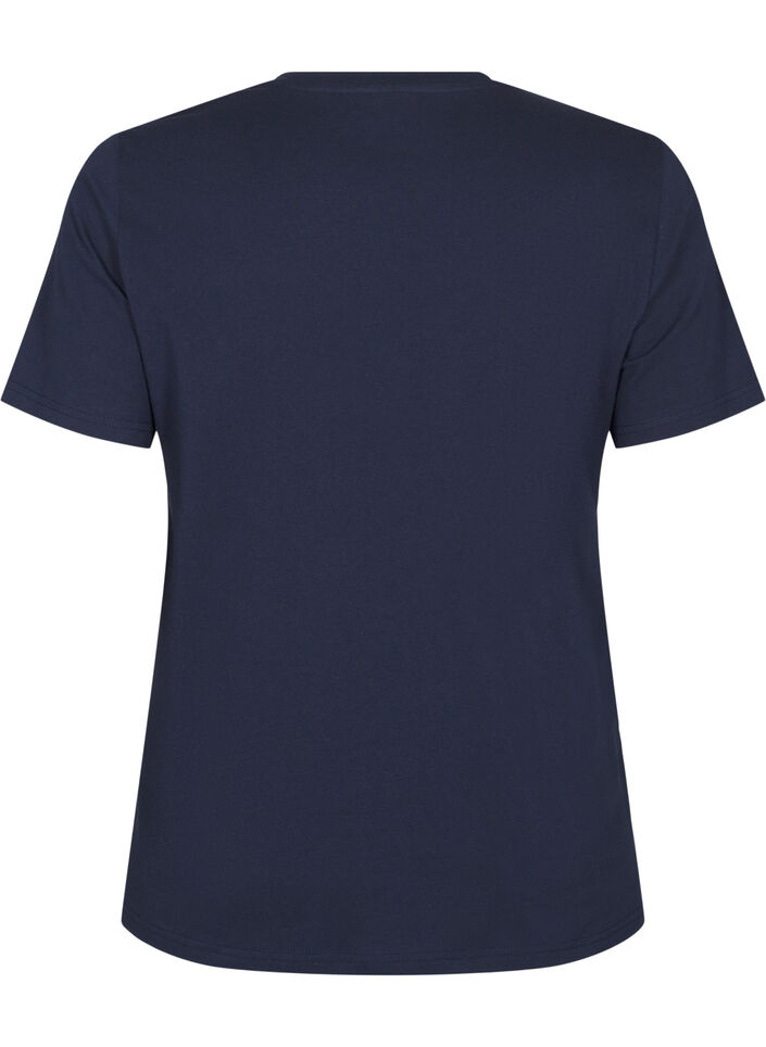 T-shirt en coton biologique avec impression, Night Sky Printet, Packshot image number 1