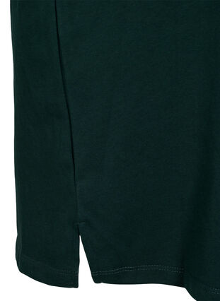 Sweaterjurk met korte mouwen en splitjes, Scarab, Packshot image number 3