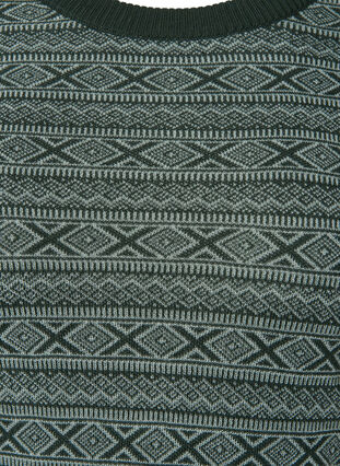 Sous-pull de ski à motifs en laine, Deep Lake Comb, Packshot image number 2