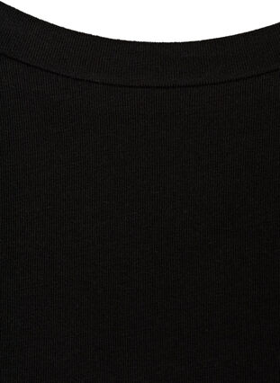 T-shirt en mélange coton, Black, Packshot image number 2