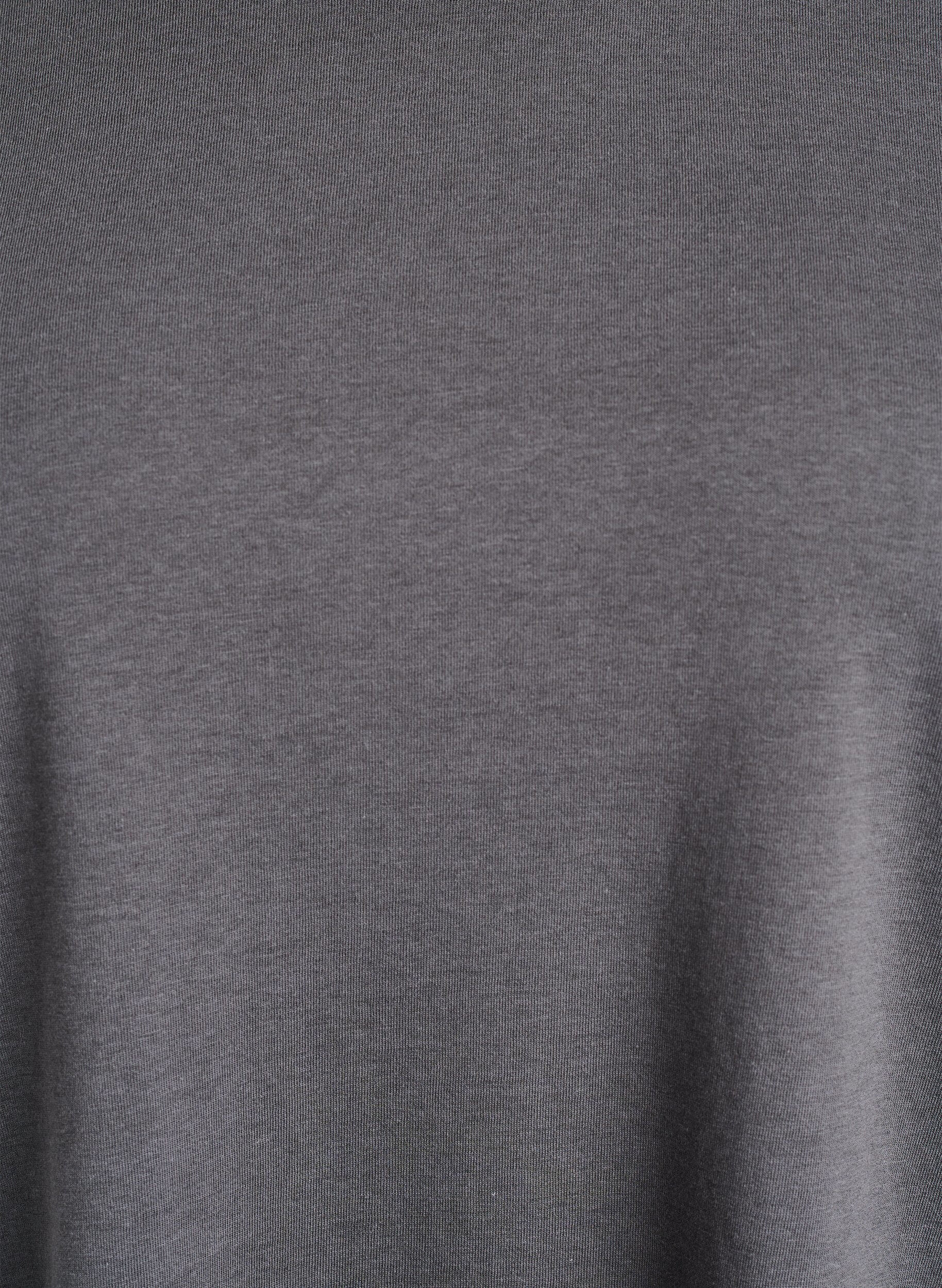 ZizziT-shirt &agrave; manches courtes en coton m&eacute;lang&eacute;, Gris anthracite, Packshot image number 2
