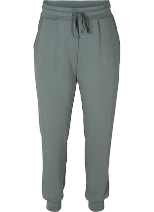 Pantalon de jogging avec poches et cordon de serrage, Balsam Green, Packshot image number 0