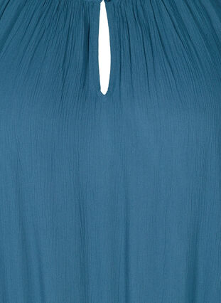 Tunique en viscose à manches 3/4, Majolica Blue, Packshot image number 2