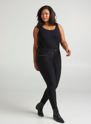 Pantalon, Black, Model image number 4