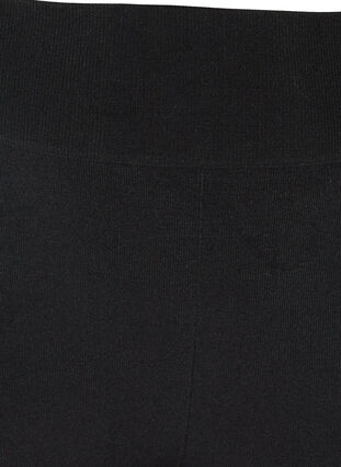 Legging de sport taille haute texturé, Black, Packshot image number 2