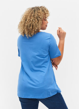 Katoenen t-shirt met korte mouwen en print, Regatta LOVE, Model image number 1