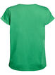 T-shirt met korte mouwen van katoenmix, Groen, Packshot image number 1