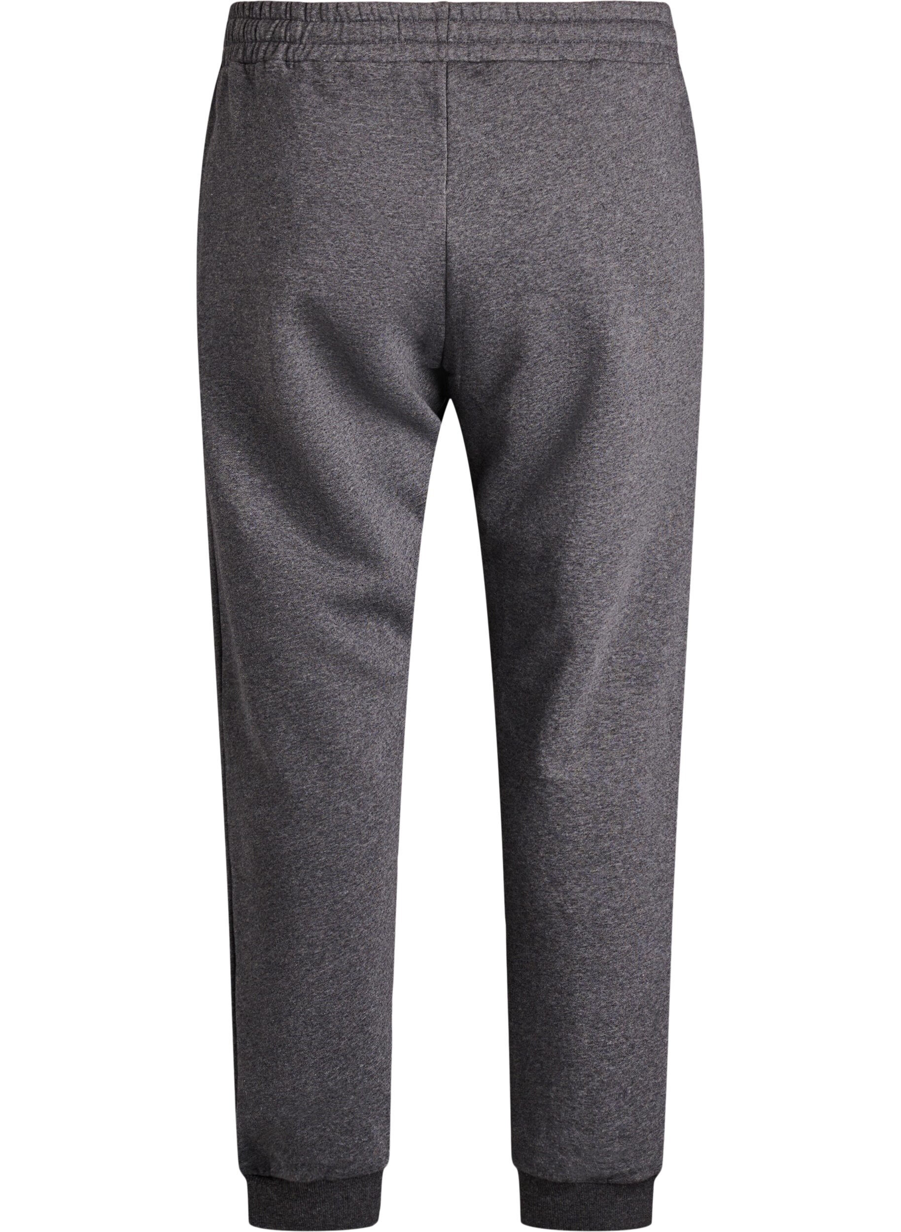 ZizziSweatpants met hoge taille, Grijs, Packshot image number 1