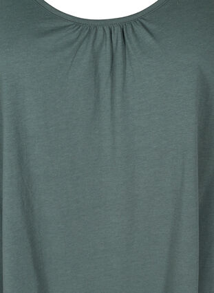 Haut col rond et forme trapèze , Balsam Green, Packshot image number 2