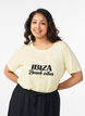 T-shirt imprim&eacute;, Jaune, Model image number 0