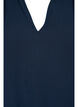 Viscose blouse met lange mouwen en smok, Navy Blazer, Packshot image number 2