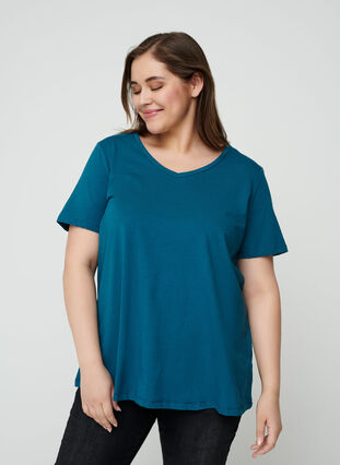 T-shirt basique, Blue Coral, Model image number 0