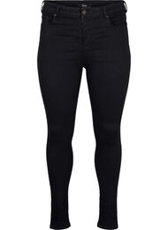 Super smalle jeans met hoge taille, Black, Packshot