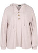 Blouse mélangée avec capuche, Natural Mel., Packshot image number 0