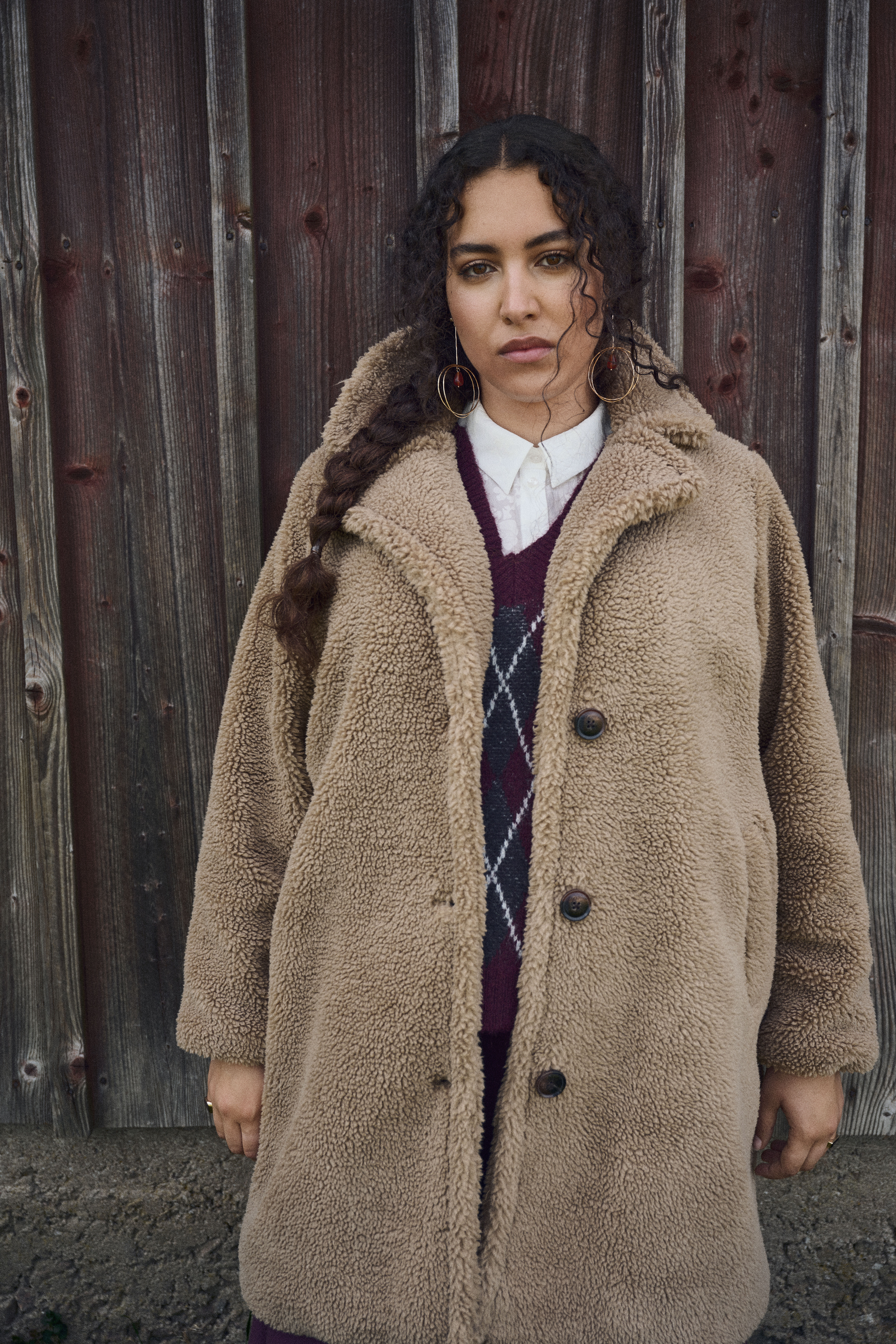 Zizzi Gilet et jupe &agrave; carreaux, , Model