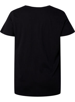 Sport-T-shirt met print, Black w. Extreme, Packshot image number 1
