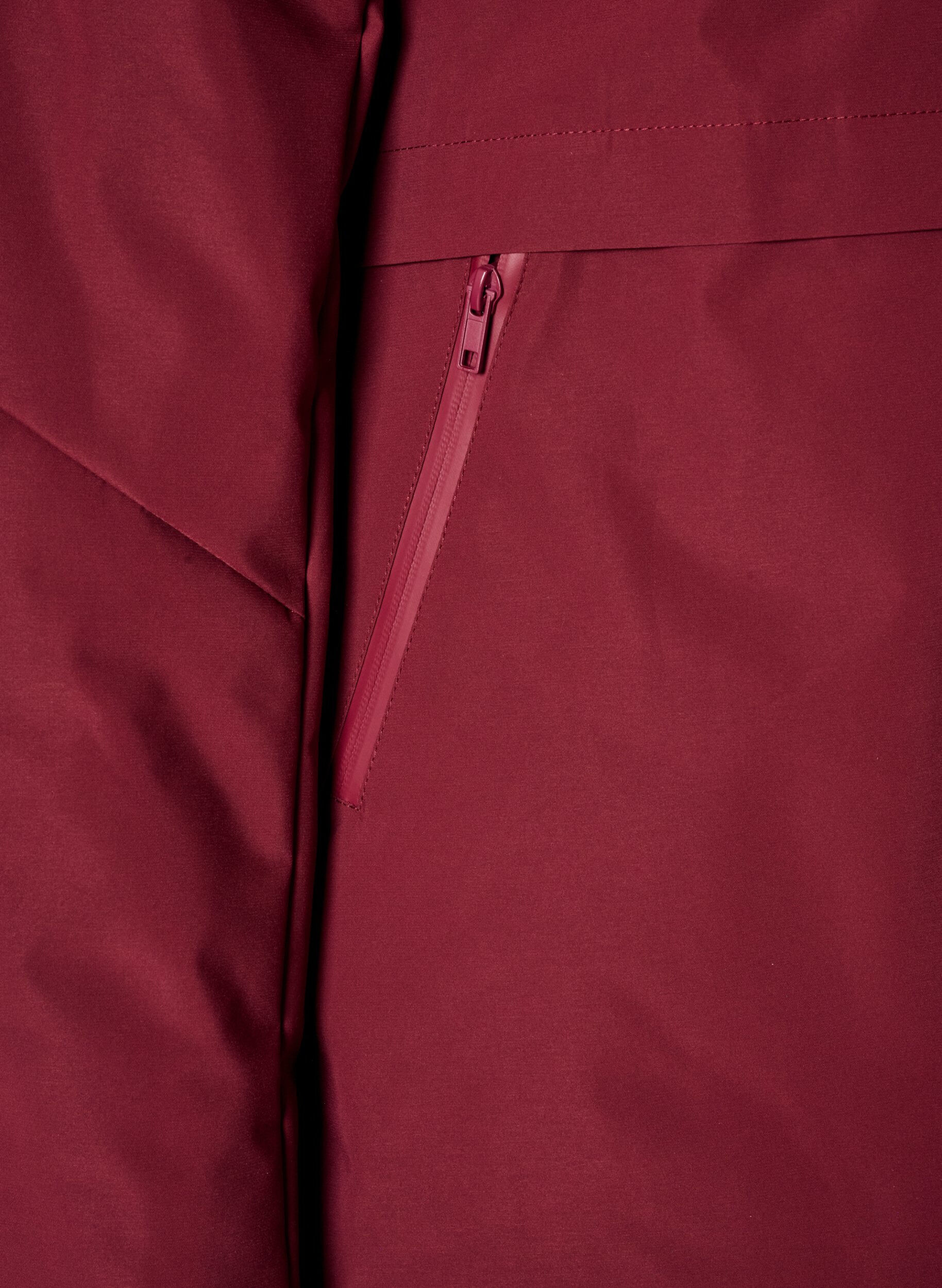 ZizziVeste d'hiver avec capuche et taille ajustable, Bordeaux, Packshot image number 3
