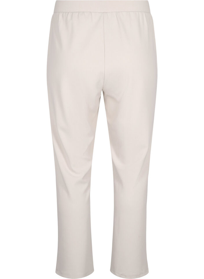 FLASH - Broek met rechte pasvorm, Beige, Packshot image number 1