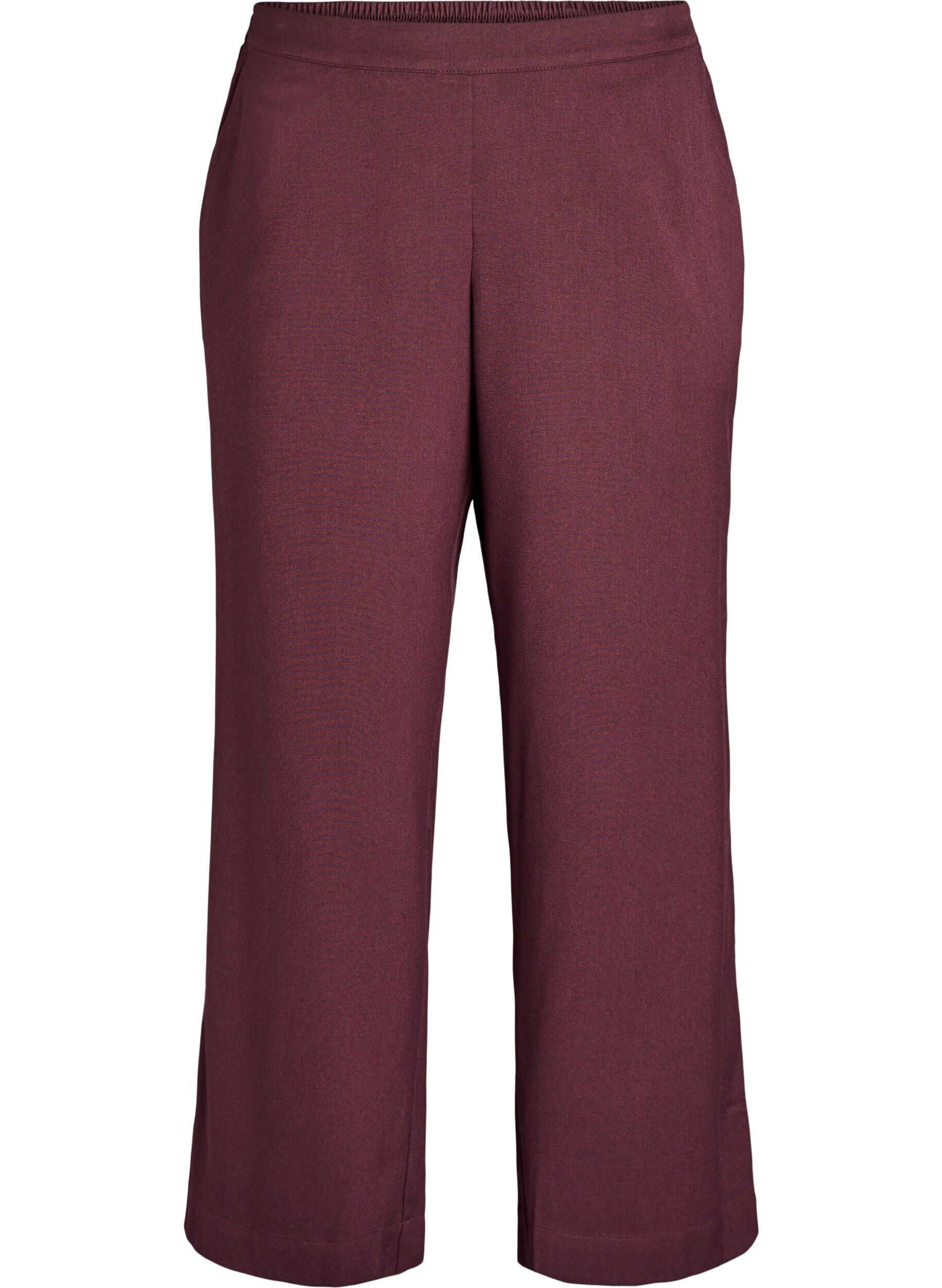 Pantalon coupe ample taille haute