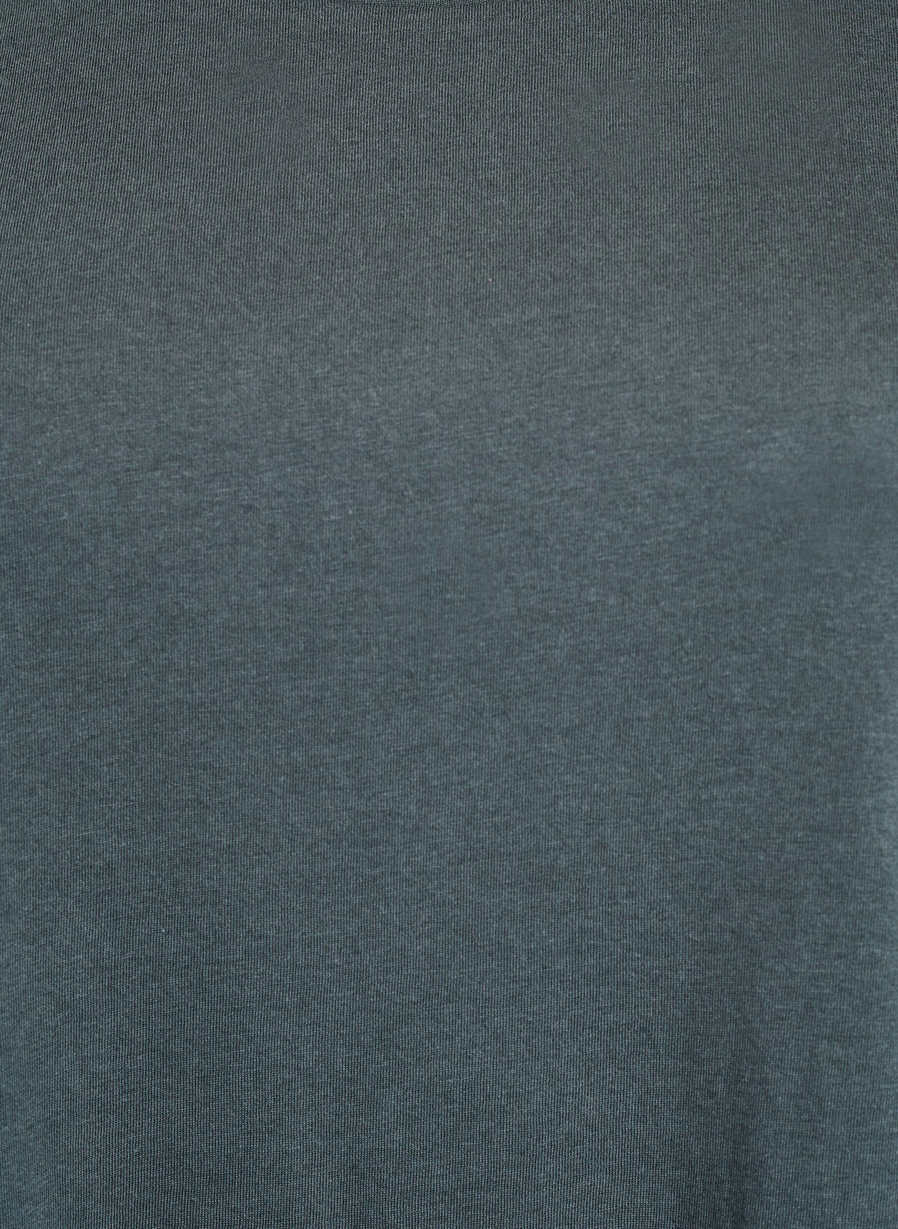 ZizziT-shirt met korte mouwen in een katoenmix, Groen, Packshot image number 2