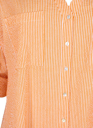 Chemise en coton rayée à manches 3/4, Exuberance Stripe, Packshot image number 2
