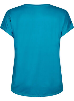 Trainings-T-shirt met korte mouwen, Deep Lagoon, Packshot image number 1