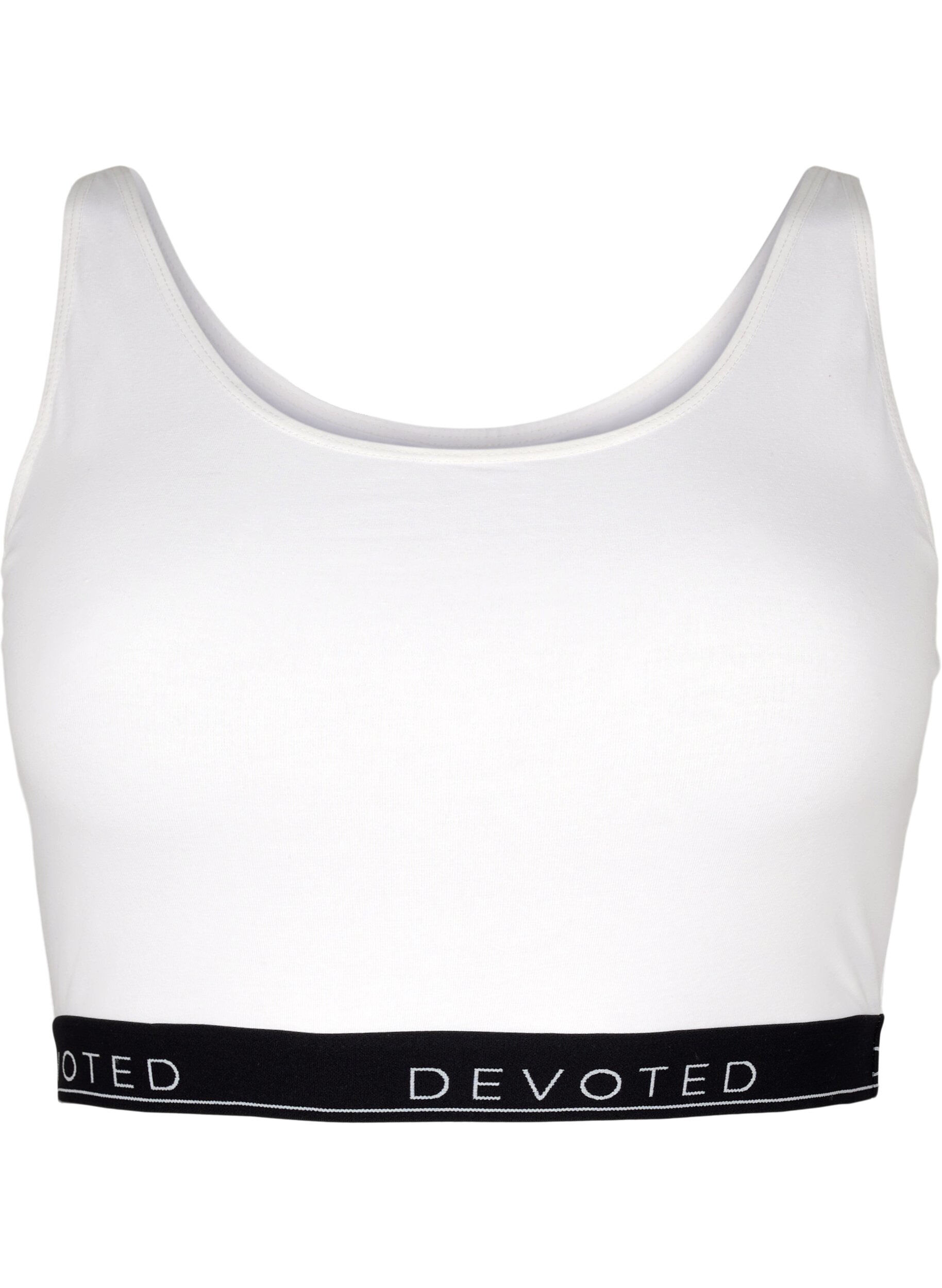 ZizziKatoenen beha met verstelbare bandjes, Wit, Packshot image number 0