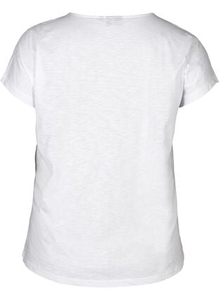T-shirt, Bright White W. mood indigo, Packshot image number 1