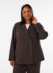 Double-breasted blazer met een losse pasvorm, Bruin, Model image number 0