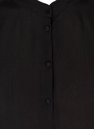 Lange viscose blouse met parels, Black, Packshot image number 2