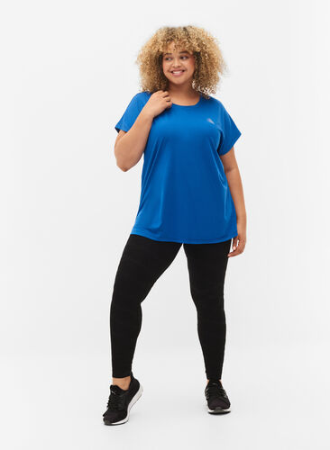 T-shirt d'entraînement à manches courtes, Lapis Blue, Model image number 2