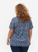 FLASH - T-shirt imprimé avec col en V, Blue Green Ditsy, Model image number 1