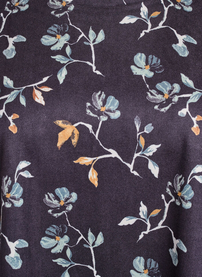 FLASH - T-shirt à imprimé floral, Noir, Packshot image number 2