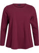 Blouse basique en jersey &agrave; manches longues, Bordeaux fonc&eacute;, Packshot image number 0