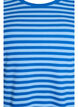 T-shirt ray&eacute; &agrave; texture c&ocirc;tel&eacute;e, Bleu Clair, Packshot image number 2