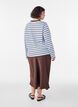 Basic T-shirt met lange mouwen, Blauw, Model image number 2