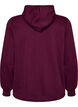 Sweatshirt met capuchon, ritssluiting en zakken, Paars, Packshot image number 1