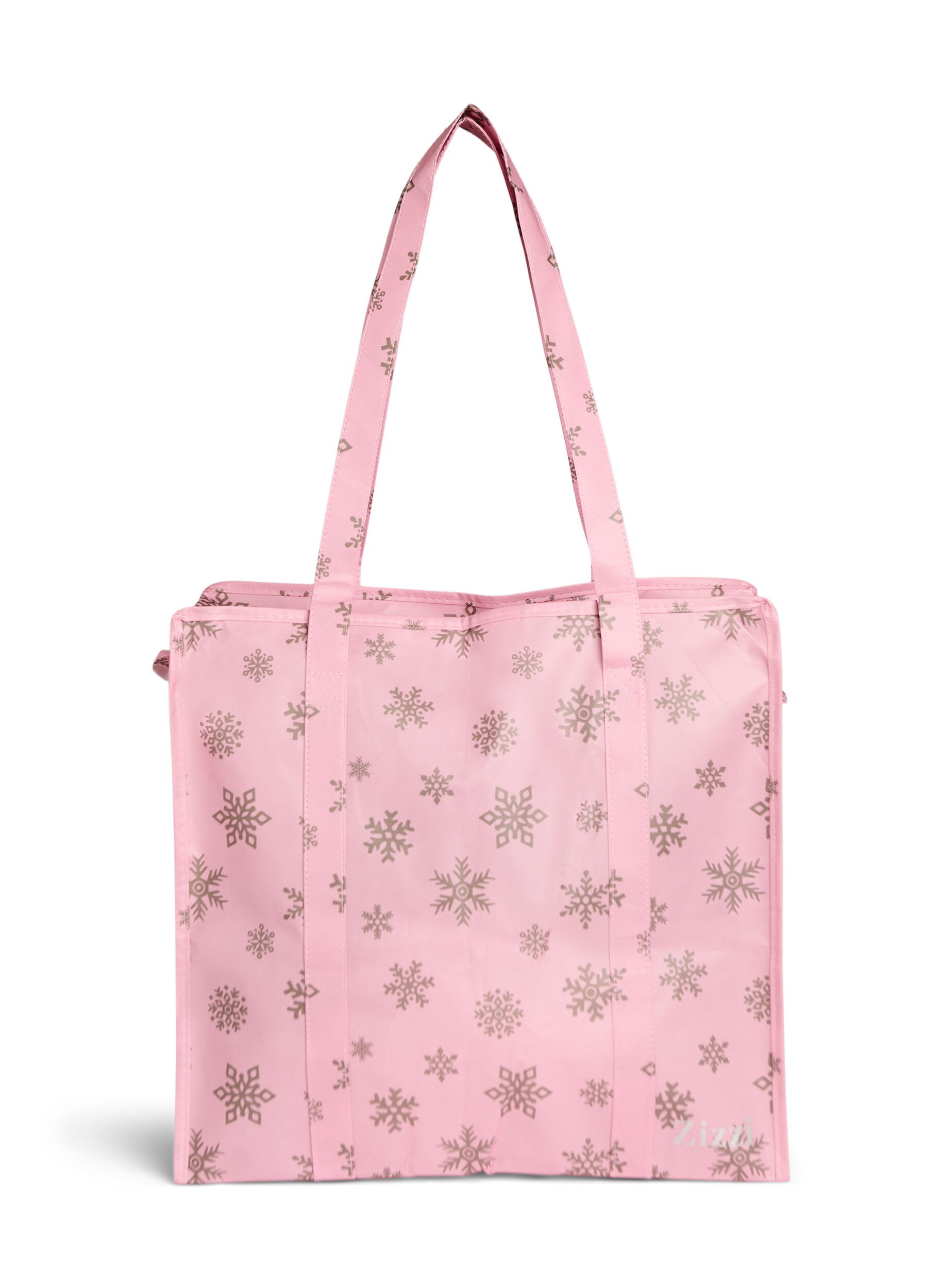 ZizziShoppingtas met ritssluiting, Rood, Packshot image number 1