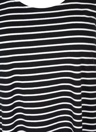 Jurk, Black W. white stripe, Packshot image number 2